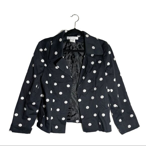 Vintage Jackets & Blazers - Vintage Harve Benard Polka Dot Blazer